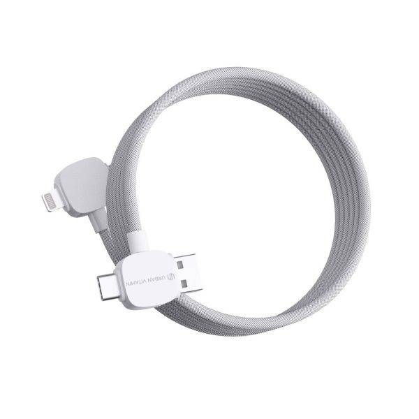 Câble 65W en TPE/PET RCS recyclé Urban Vitamin personnalisable – réf. P302.7103