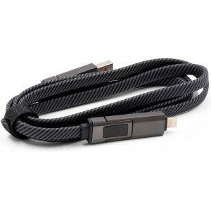Câble de charge BrandCharger Thor Eco graphite personnalisable