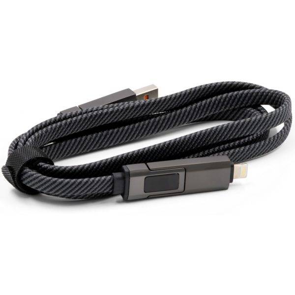 Câble de charge BrandCharger Thor Eco graphite personnalisable
