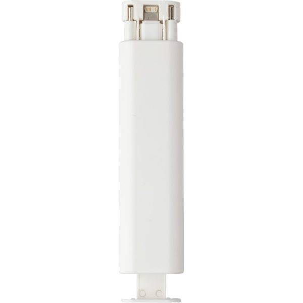 Câble de chargement, kit d'accessoires blanc personnalisable avec logo