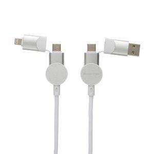 Câble Oakland 6-in-1 à charge 45W en plastique personnalisable – réf. P302.703