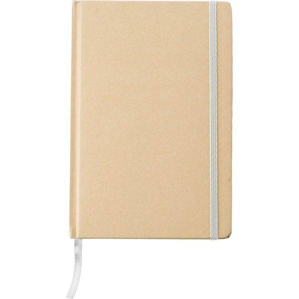 Cahier env. A5 blanc personnalisable avec logo
