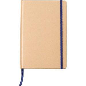 Cahier env. A5 bleu marine personnalisable avec logo