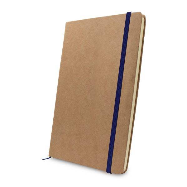 Cahier env A5 | Joshua bleu marine personnalisable avec logo
