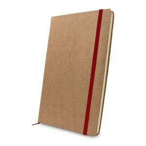 Cahier env A5 | Joshua rouge personnalisable avec logo