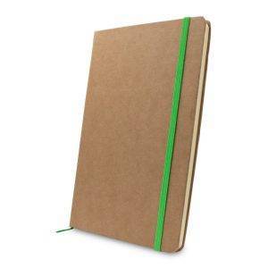 Cahier env A5 | Joshua vert claire personnalisable avec logo