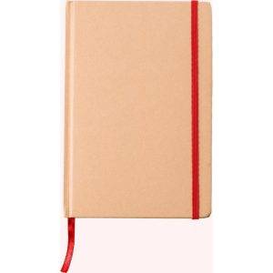 Cahier env. A5 rouge personnalisable avec logo