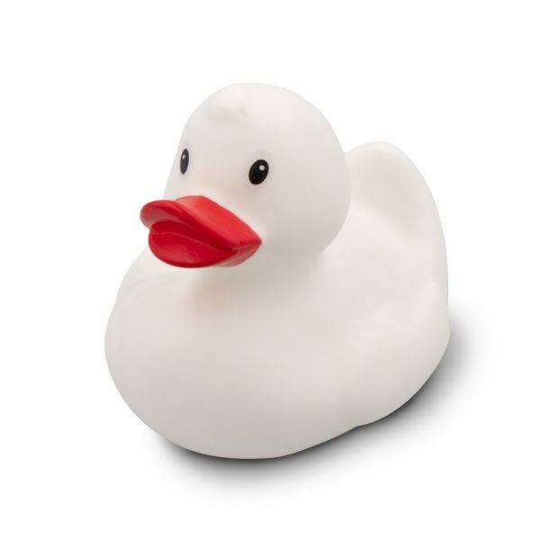 Canard de bain Alysson blanc personnalisable avec logo