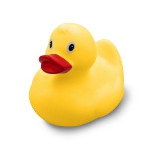 Canard de bain Alysson jaune personnalisable avec logo