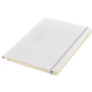 Carnet A4 blanc personnalisable avec logo