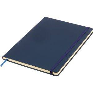 Carnet A4 bleu marine personnalisable avec logo