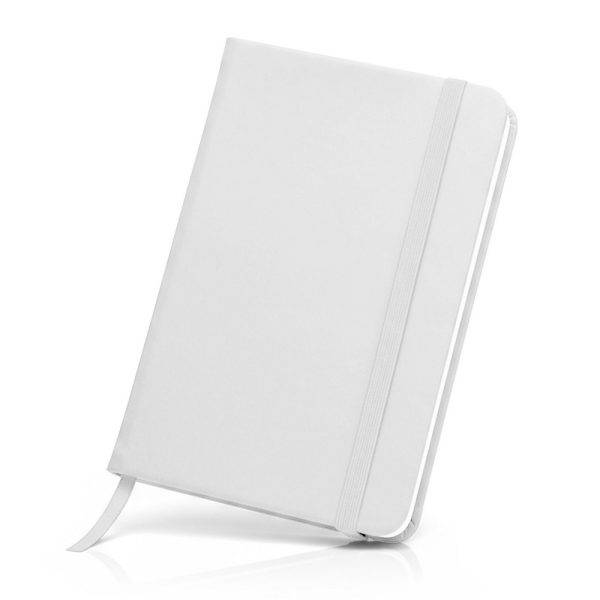 Carnet A5 Bev blanc personnalisable avec logo