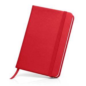 Carnet A5 Bev rouge personnalisable avec logo