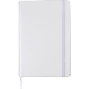 Carnet A5 blanc personnalisable avec logo