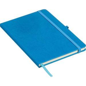 Carnet A5 bleu clair personnalisable avec logo – réf. VB291-23