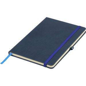 Carnet A5 bleu marine personnalisable avec logo – réf. VB291-04