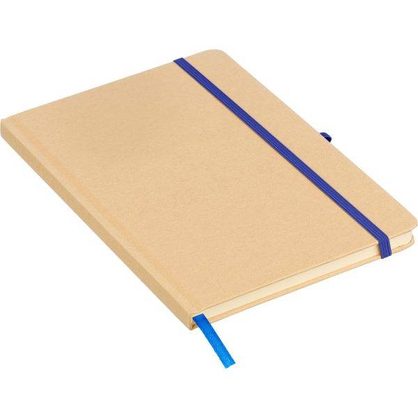 Carnet A5 bleu personnalisable avec logo