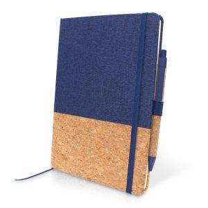 Carnet A5 en liège avec Stylo bille | Layla personnalisable