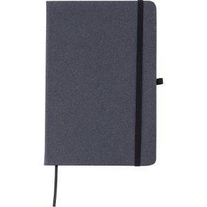 Carnet A5 noir personnalisable avec logo – réf. V1545-03