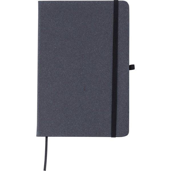 Carnet A5 noir personnalisable avec logo – réf. V1545-03