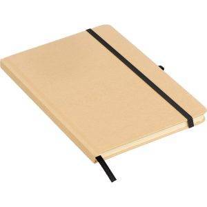 Carnet A5 noir personnalisable avec logo – réf. VB290-03