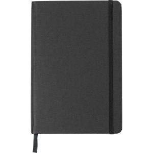 Carnet A5 noir personnalisable avec logo