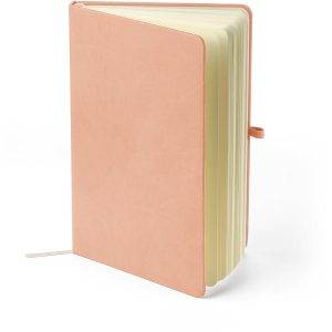 Carnet A5 rose personnalisable avec logo