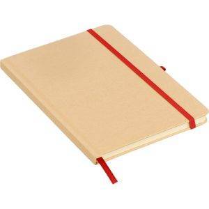 Carnet A5 rouge personnalisable avec logo – réf. VB290-05