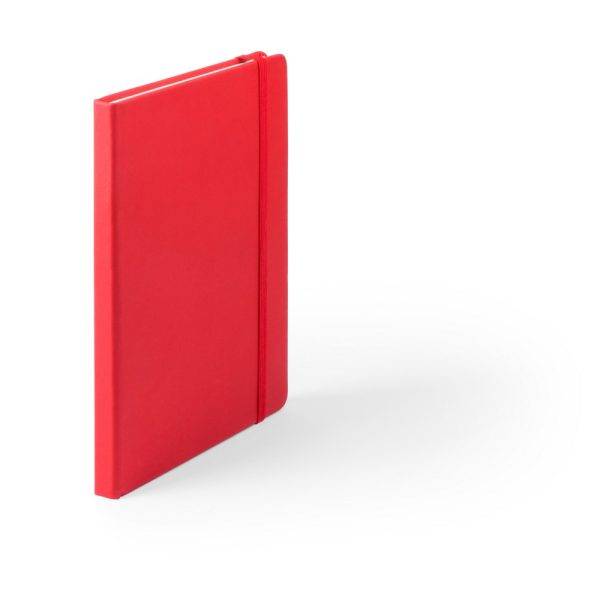 Carnet A5 rouge personnalisable avec logo