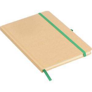 Carnet A5 vert personnalisable avec logo – réf. VB290-06
