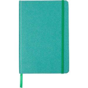 Carnet A5 vert personnalisable avec logo