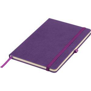 Carnet A5 violet personnalisable avec logo