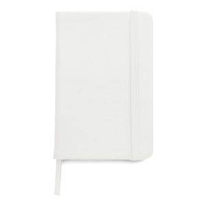Carnet A6 blanc personnalisable avec logo