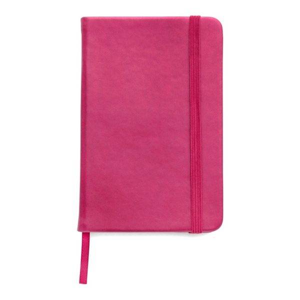 Carnet A6 rose personnalisable avec logo