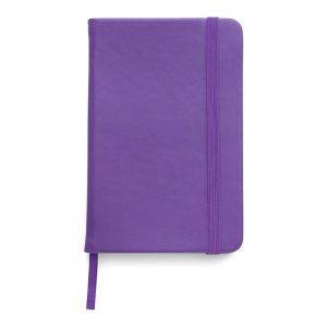 Carnet A6 violet personnalisable avec logo