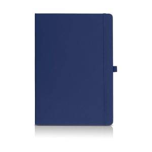 Carnet d’environ format A4 Velsa bleu marine personnalisable avec logo