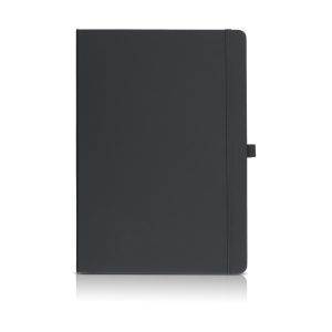 Carnet d’environ format A4 Velsa gris personnalisable avec logo