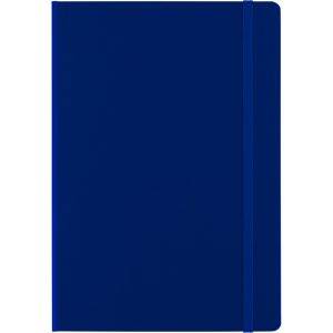 Carnet env. A5, 128 feuilles lignées bleu marine personnalisable