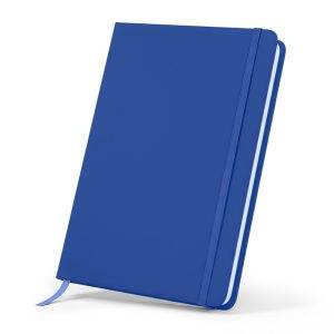 Carnet env. A5 Eugene bleu personnalisable avec logo