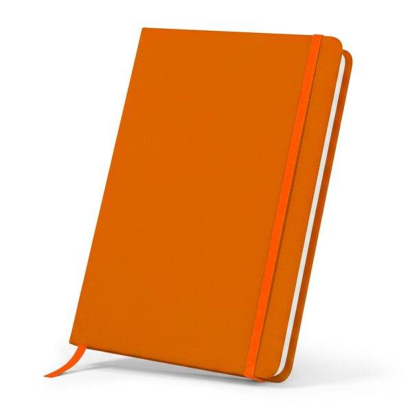 Carnet env. A5 Eugene orange personnalisable avec logo
