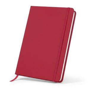 Carnet env. A5 Eugene rouge personnalisable avec logo