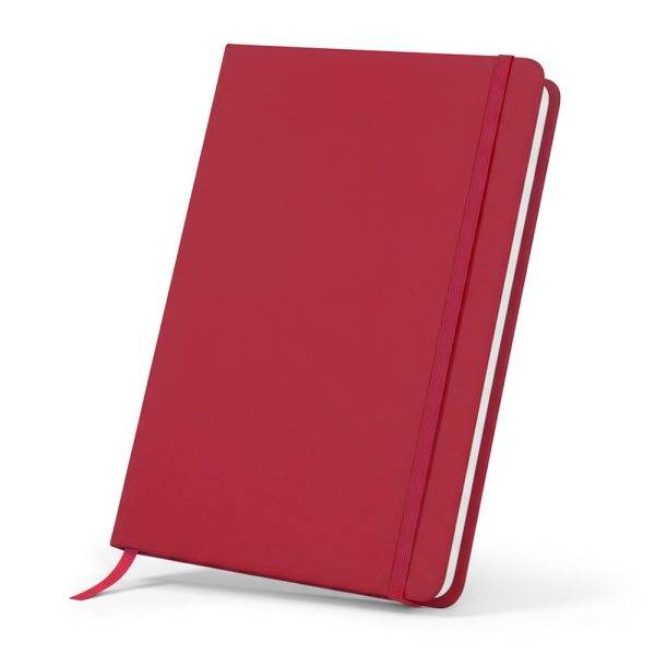 Carnet env. A5 Eugene rouge personnalisable avec logo