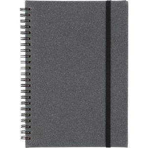 Carnet env. A5 noir personnalisable avec logo – réf. VA204-03