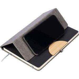 Carnet env. A5 RÉPET noir personnalisable avec logo – réf. VA210-03
