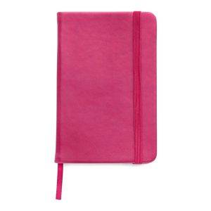 Carnet env. A5 rose personnalisable avec logo