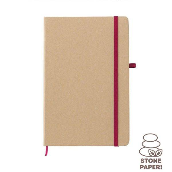 Carnet env. A5 rouge personnalisable avec logo