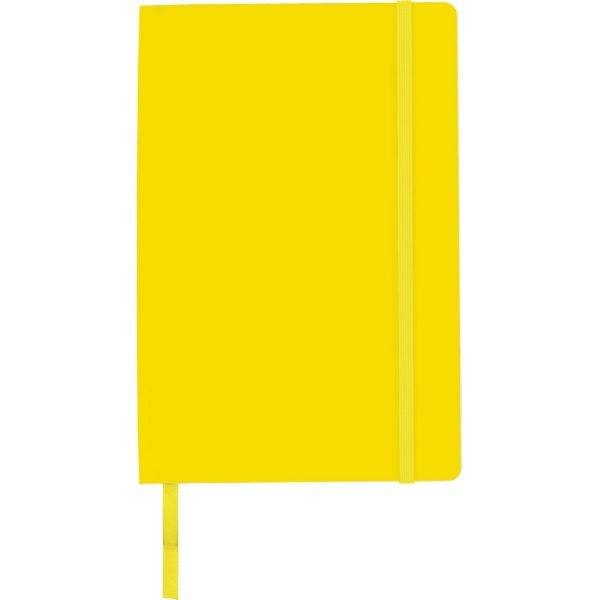 Carnet environ A5 jaune personnalisable avec logo – réf. V2838-08