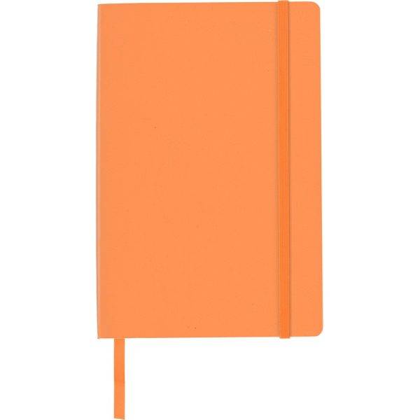Carnet environ A5 orange personnalisable avec logo – réf. V2838-07