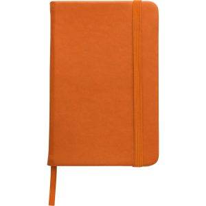Carnet environ A5 orange personnalisable avec logo