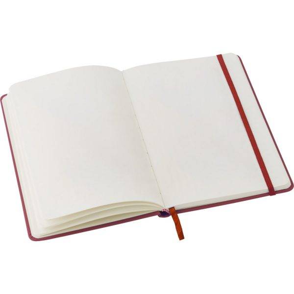 Carnet environ A5 rouge personnalisable avec logo
